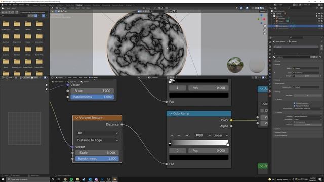 Procedural Abstract Vein Material in Blender 3.1 смотреть онлайн