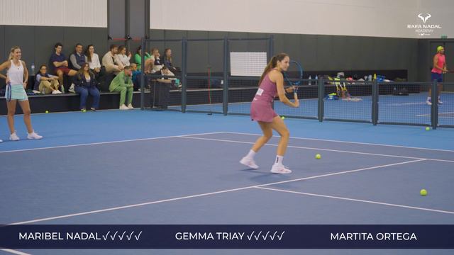 Martita Ortega y Gemma Triay... ¡Se retan al tenis! смотреть онлайн