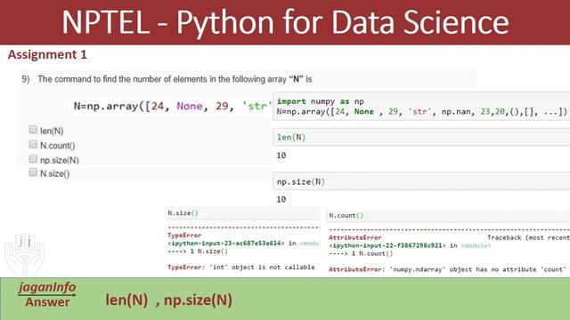 2022- NPTEL Python for Data Science Assignment 2 | 100% correct answers with explanation 2022 смотреть онлайн