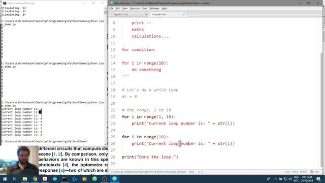 Creating Visual Stimuli in Python 1.61: For loops смотреть онлайн