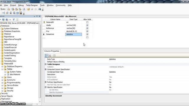 cours SqlServer Creation des Base de donneess et Tables смотреть онлайн