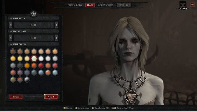Beautiful Female Creation-How To Create SYLVANAS From World Of Warcraft In Diablo IV