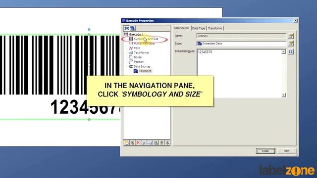 Inserting Barcodes into BarTender смотреть онлайн