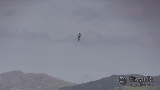 F-15C "Grim Reapers", Low Level Mach-Loop Wales UK смотреть онлайн