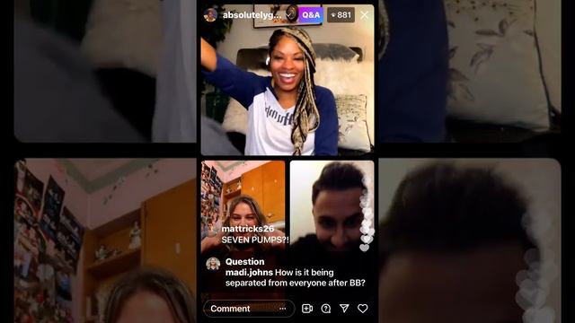 Tiffany Mitchell BIG BROTHER 23 Instagram IG Live joined by Britini Rohan Breydon #bbfam #bbcan 11/ смотреть онлайн