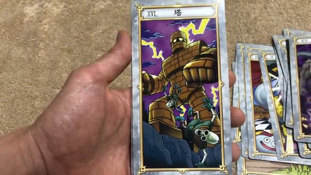 【Dragon Quest】 I fortune tell with the Dragon Quest Tarot cards!! смотреть онлайн
