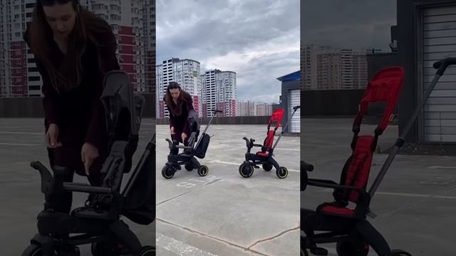 Складной велосипед. Отличие S1 и S3 Doona LIKI Trike Базавая и средняя комплектации, какую выбрать? смотреть онлайн