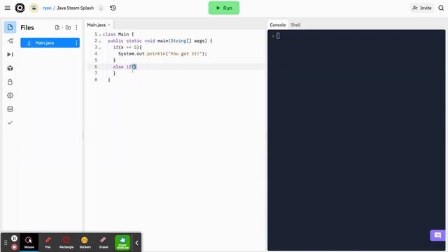 Java Steam Splash Replit смотреть онлайн