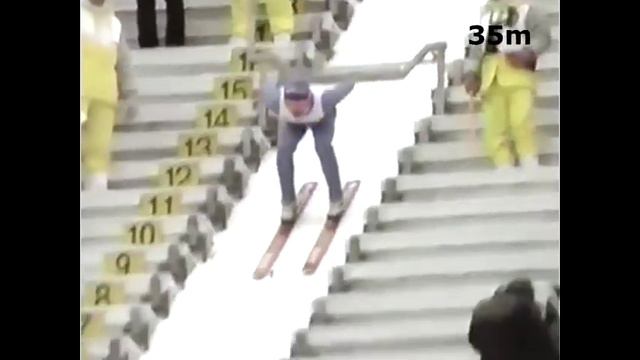 Eddie Edwards 55m (?) - K89 Calgary 1988