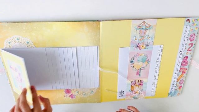 MINTAY FOREVER YOUNG 12x12 inch ALBUM | simple birthday album using Mintay Papers collection смотреть онлайн
