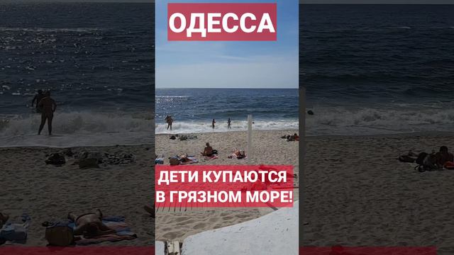 ОДЕССА❗️ДЕТИ КУПАЮТСЯ В ГРЯЗНОМ МОРЕ❗️ #odessa #одесса #чёрноеморе смотреть онлайн