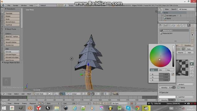 Моделирование лоуполи контента для игры. Modeling low-poly art models in blender смотреть онлайн