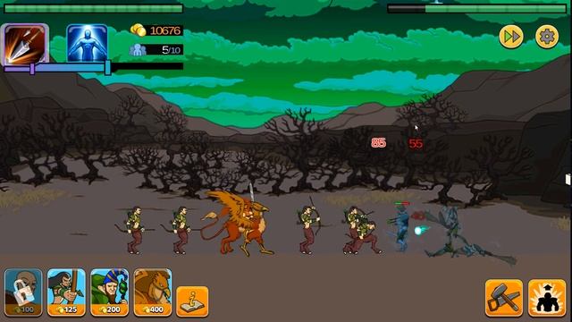 ПРИЗРАЧНАЯ БИТВА (Hades) -  Игра Age Of War 2 Generals прохождение # 11