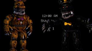 Смех Фредбера и Кошмара FNAF 4