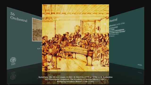 W.A. Mozart - Symphony (No. 52), K.208_102 (Christopher Hogwood, 1997) смотреть онлайн