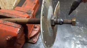 Самодельный земляной Бур для столбов Садовый бур из старого алмазного диска