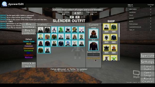 ROBLOX - Stop it, Slender! 2 - CODES (MELHORES CLIPES) | TasyGamer смотреть онлайн