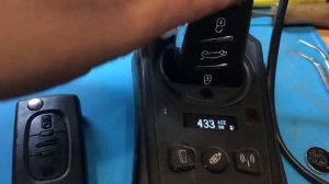 Ремонт ключа Ситроен замена корпуса выкидного ключ