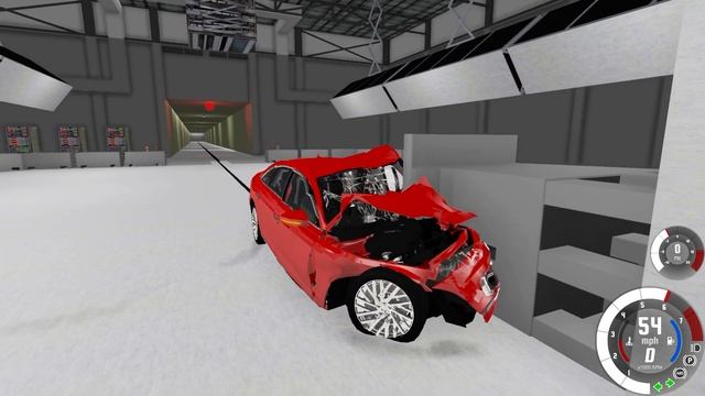 AUDI A8. Crash Test and Destruction. E NCAP. BeamNG Drive. смотреть онлайн