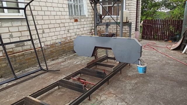Самодельная Ленточная пилорама за два месяца смотреть онлайн