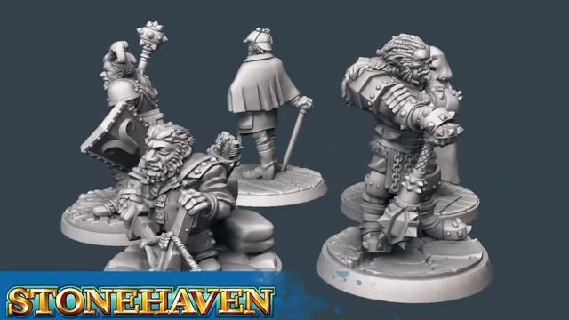 New Stonehaven Miniatures Digital Minis Kickstarter смотреть онлайн