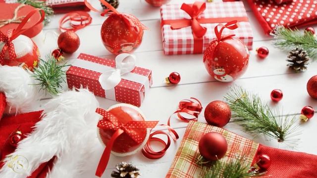 Relaxing Christmas Ambience ? Heavenly Christmas Music 2024, Christmas Fireplace #13