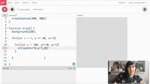 AP CSP: 0.5.3 Nested For Loops on Canvas смотреть онлайн