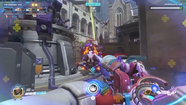 Overwatch 1.46.0.0 | Новый Архивный ивент | Прохождение - Хрупкие разрушители (First try) смотреть онлайн