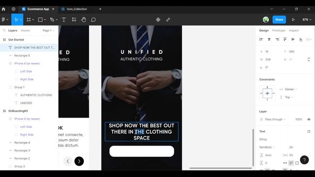 Design an E-Commerce Mobile App in Figma #1 - Figma Tutorial смотреть онлайн