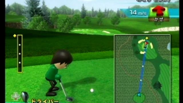 Wii Sports Golf Hole3 旗包み Albatross!! смотреть онлайн