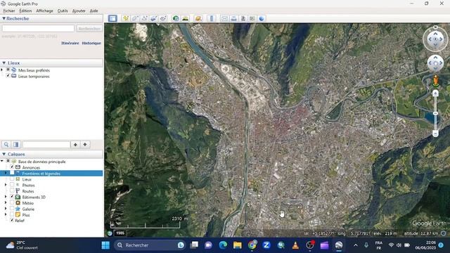 Modifier / Personnaliser le format d'affichage des coordonnées sur Google Earth Pro смотреть онлайн