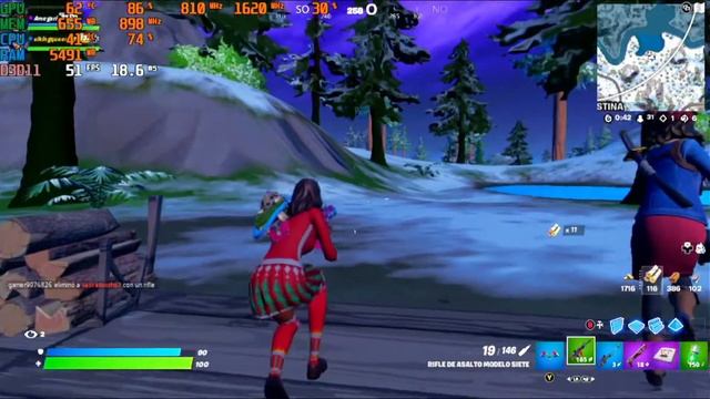 Fortnite modo rendimiento 540p Athlon II x4 635 OC @ 3.19 ghz + GT 620 1gb oem смотреть онлайн