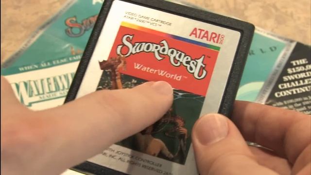 Classic Game Room HD - SWORDQUEST WATERWORLD for Atari 2600 смотреть онлайн