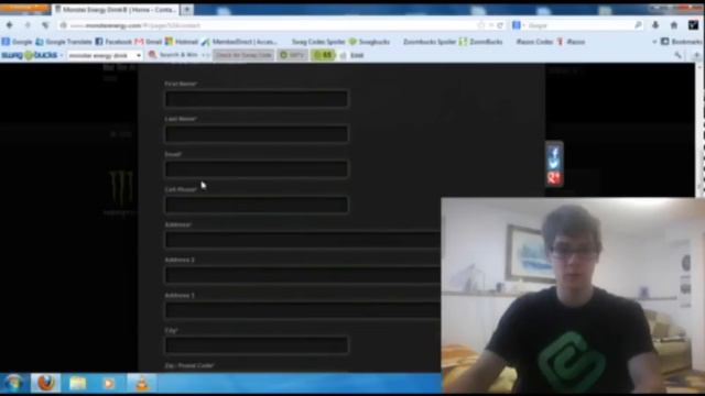 How to get FREE Monster Energy Stickers смотреть онлайн