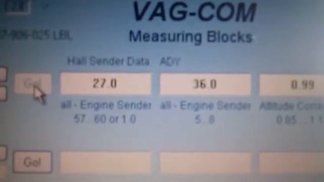 Golf 1.6 AFT Messblock 7 смотреть онлайн