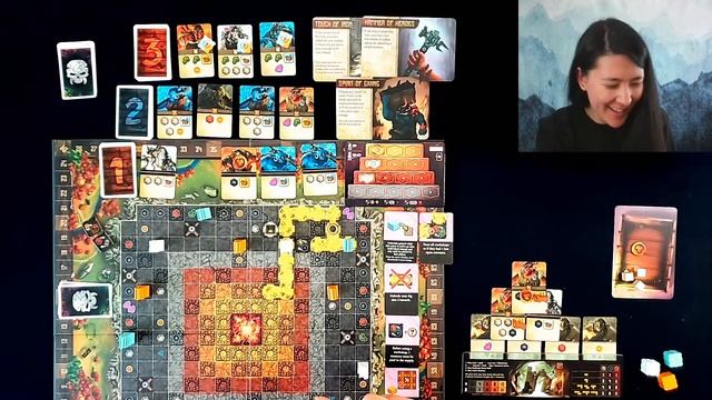 Cursed Mountain | Solo Board Game PaRTy!!! (Playthrough and Review/ Tutorial, yup!)⛰️? смотреть онлайн