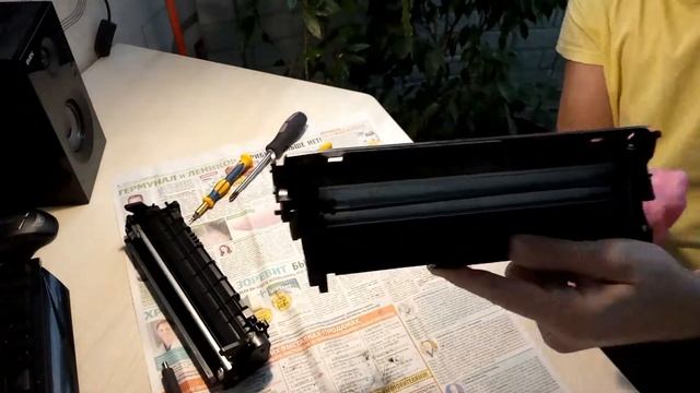 Самостоятельная заправка картриджа HP 12A (Q2612A) для лазерного МФУ HP LaserJet M1005 смотреть онлайн