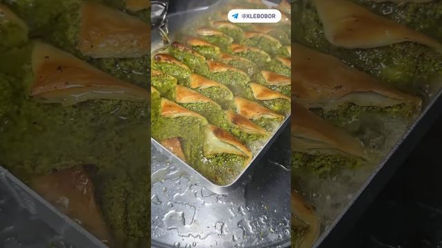 Турецкая баклава - сладость с фисташками смотреть онлайн