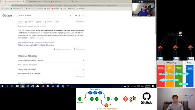 Github | Dars 3 | repository and Git folder | (Live Uzbek) смотреть онлайн
