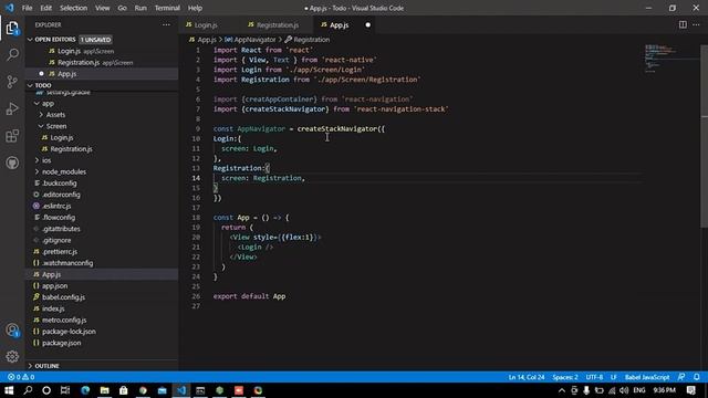 React native navigation Bengali Tutorial Part 02 смотреть онлайн