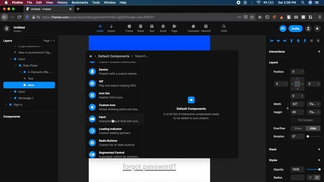 Importing & Interactive Components | Episode 1 - Mobile Prototyping Essentials in Framer смотреть онлайн