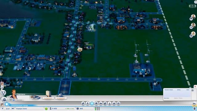 SimCity 5 (перезапись) - расширяем город, поднимаем налоги и воюю с местными смотреть онлайн