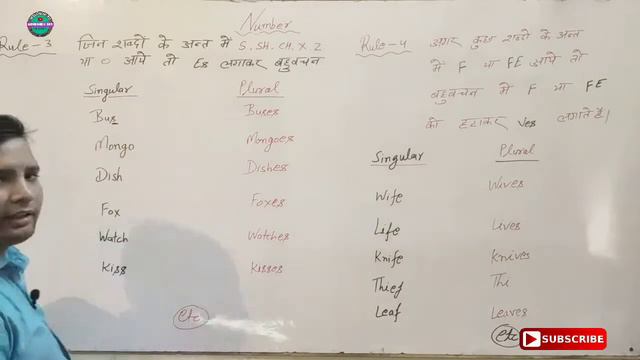 singular से plural एकवचन बहुवचन बनाने के नियम смотреть онлайн