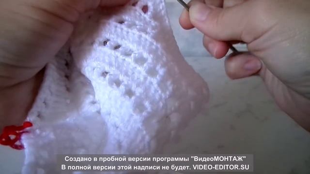 Детское платье крючком на 6 9 мес смотреть онлайн