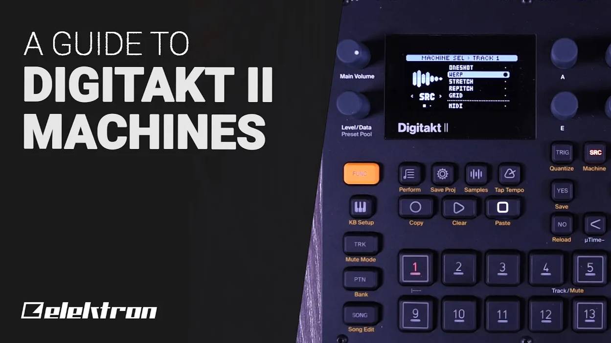 Elektron Digitakt II: Machines