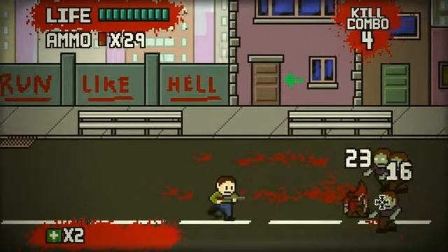 Убиваем зомбаков в Dead Pixels смотреть онлайн