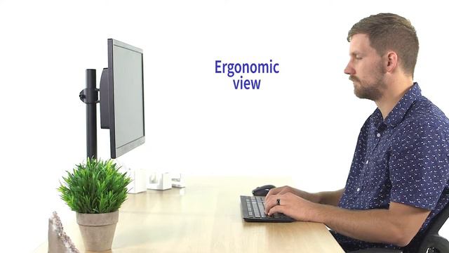 STAND-V101A Single monitor mount by VIVO смотреть онлайн