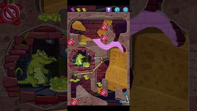 Прохождение игры "Крокодильчик Свомпи 2", уровень 44 "Навстречу звёздам", все утки и сокровища смотреть онлайн