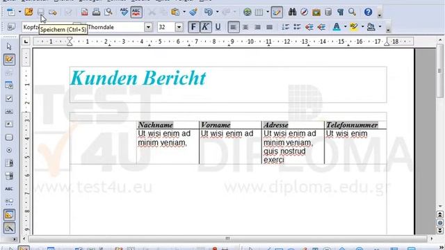 Speichern und schließen Sie den Bericht. смотреть онлайн