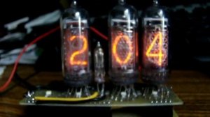 Часы на газоразрядных индикаторах ИН-14